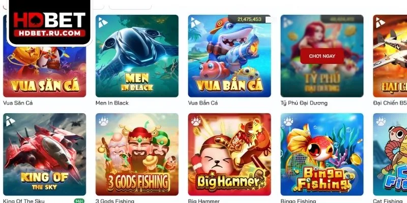 Giới thiệu khái quát về trò chơi Vua Săn Cá HDBET